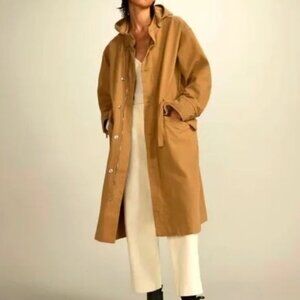 Everlane Canvas 100% Organic Cotton Unlined Parka Utility Jacket; Cappuccino